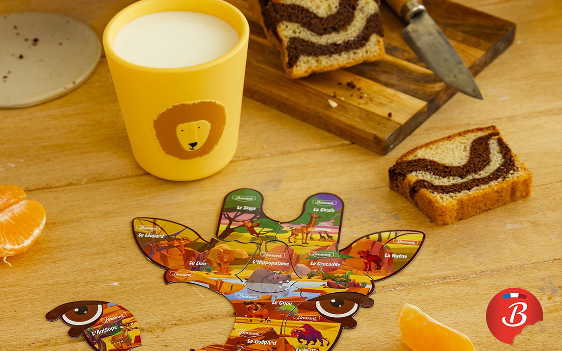 Collection magnet Savane Girafe avec un marbré Savane