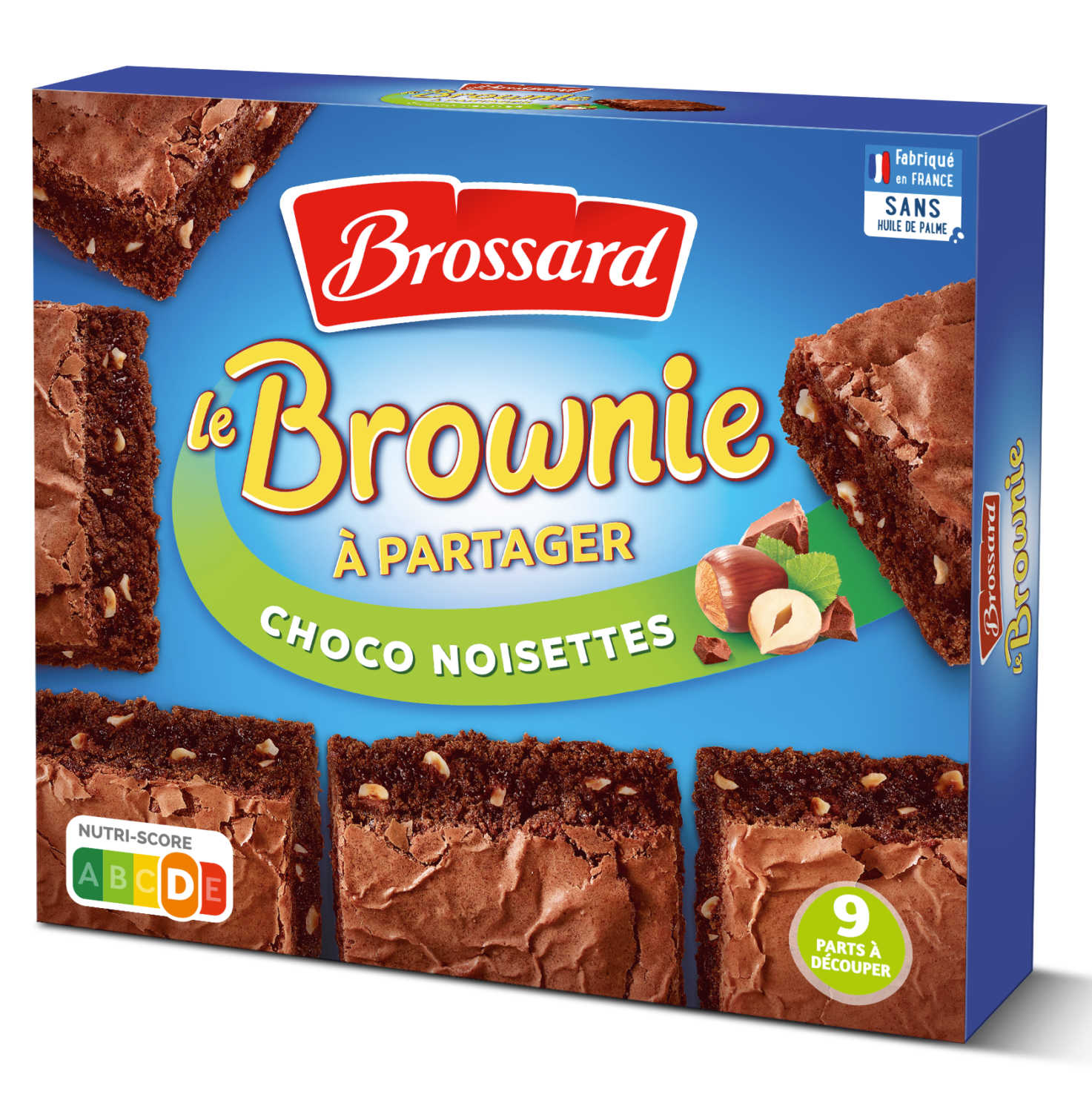 Mini brownies individuels aux pépites de chocolat Casino